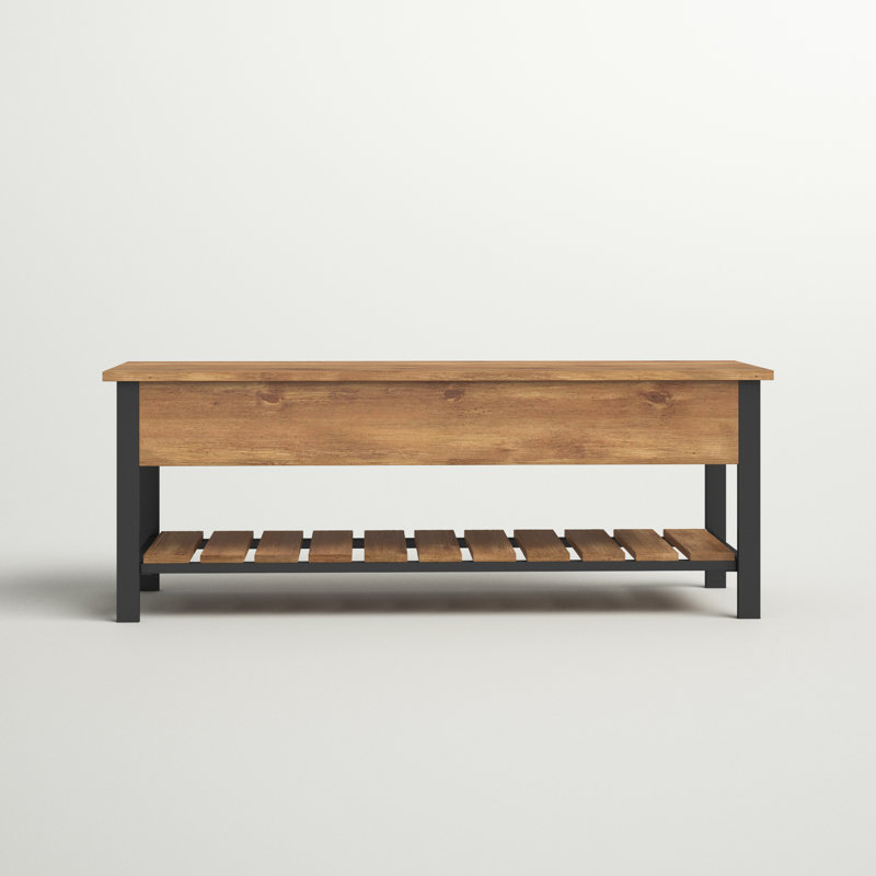 Red Barrel Studio® Ochlocknee Flip Top Storage Bench & Reviews Wayfair